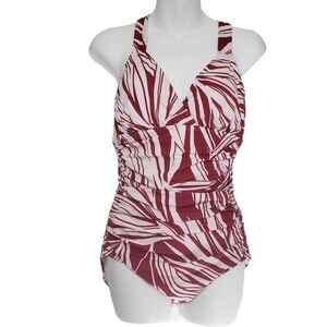 Dreamsuit Slimming Control Red Floral One-Piece
